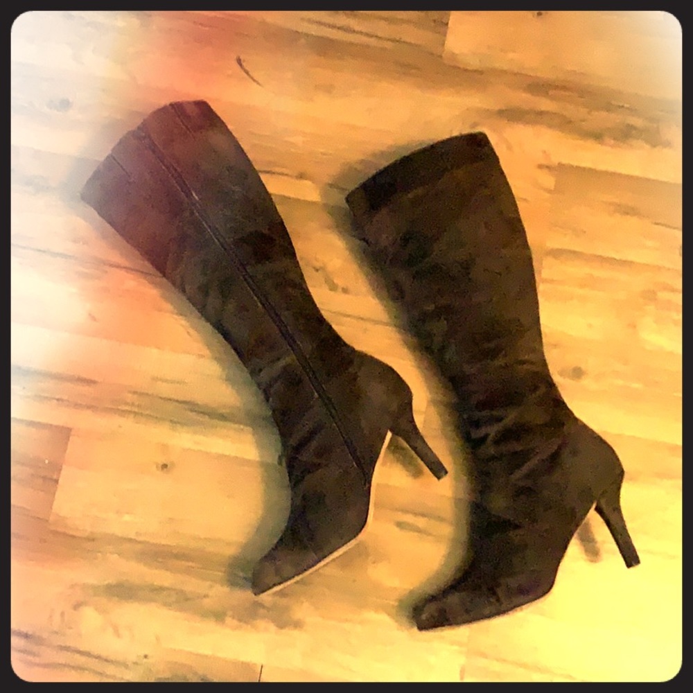 Brown Suede Boots